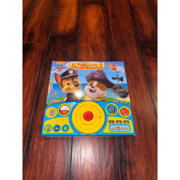 Nickelodeon Paw Patrol Pups Pirate Treasure Play-a-Sound Book Interactive - Picture 1 of 6